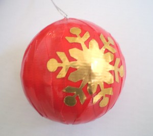 snowflake christmas ornament